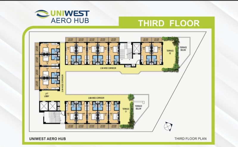  Studio Apartment 475 Sq.ft. for Sale in Yamuna Expressway, Greater Noida