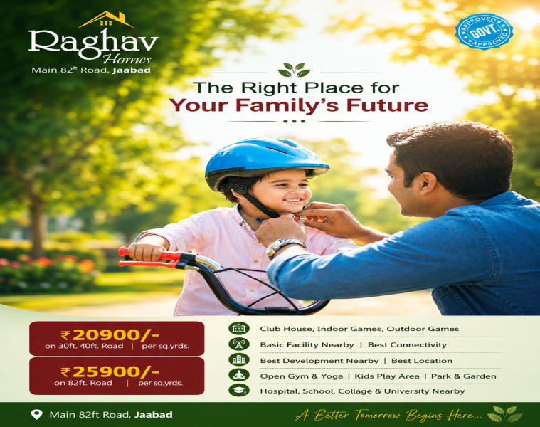  122 Sq. Yards Residential Plot for Sale in Mahindra SEZ, Jaipur