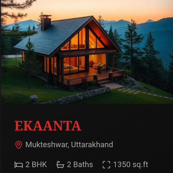 2 BHK 1350 Sq.ft. Villa for Sale in Mukteshwar, Nainital