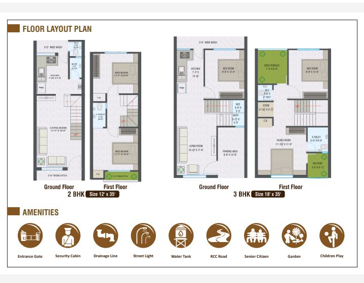 3 BHK House 1300 Sq.ft. for Sale in Garden City, Ankleshwar