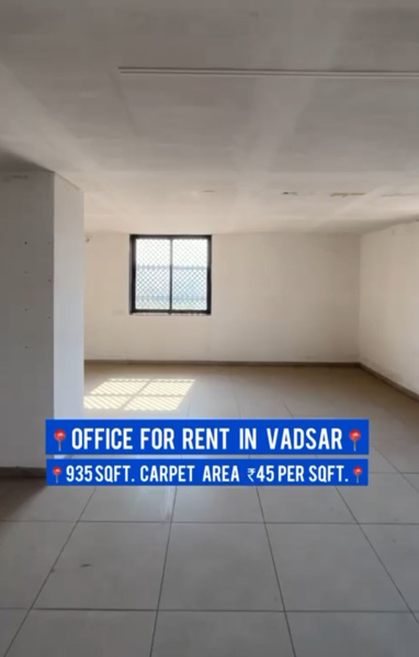  2000 Sq.ft. Office Space for Rent in Vadsar, Vadodara
