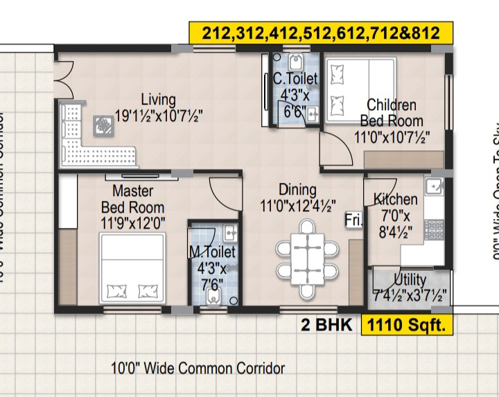 3 BHK Apartment 1400 Sq.ft. for Sale in Adibatla, Hyderabad