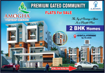 2 BHK Flat for Sale in Adibatla, Hyderabad