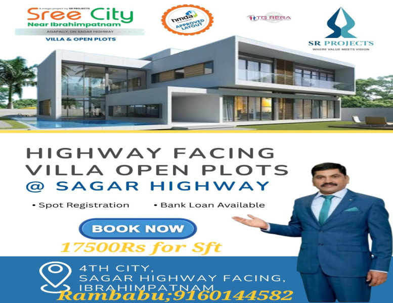  Residential Plot 150 Sq.ft. for Sale in Ibrahimpatnam, Hyderabad