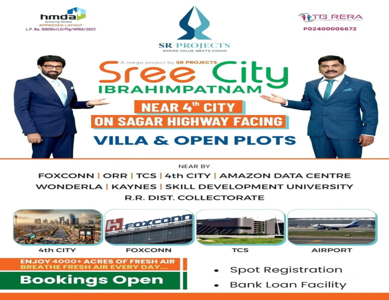  Residential Plot 150 Sq. Yards for Sale in Ibrahimpatnam, Hyderabad