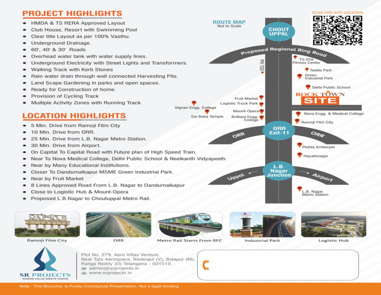  150 Sq. Yards Residential Plot for Sale in Ramoji Film City, Hyderabad