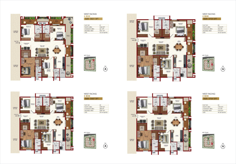 3 BHK 2099 Sq.ft. Apartment for Sale in Kolluru, Hyderabad