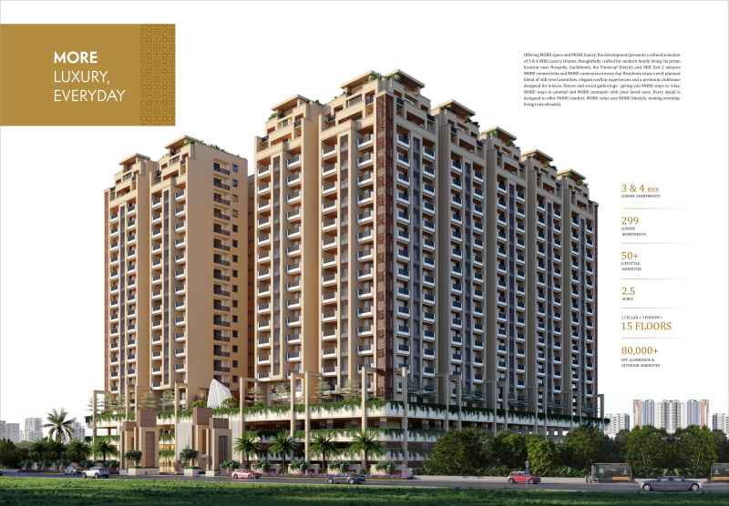 4 BHK 3472 Sq.ft. Villa for Sale in Kolluru, Hyderabad