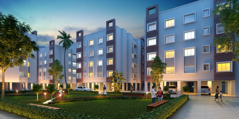 3 BHK Apartment 1040 Sq.ft. for Sale in Ranidanga, Siliguri