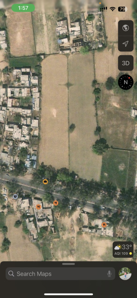  Agricultural Land 12367 Sq. Yards for Sale in Chhatikara, Vrindavan