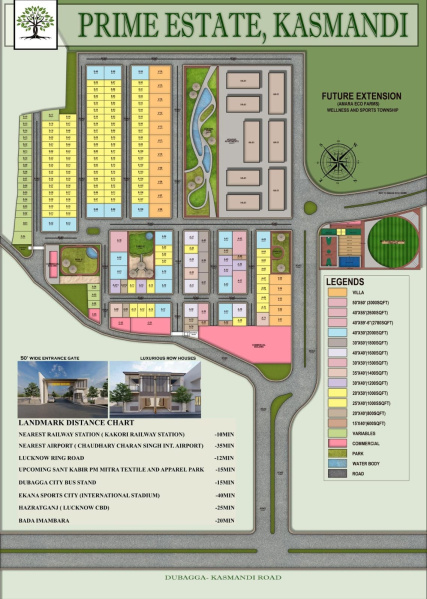  1000 Sq.ft. Residential Plot for Sale in Dubbaga, Lucknow
