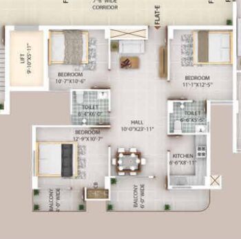 3 BHK Flat for Sale in Pundag, Ranchi