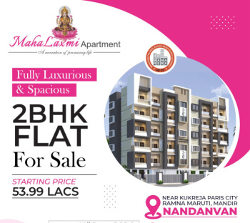 2 BHK Flat for Sale in Nandanvan, Nagpur