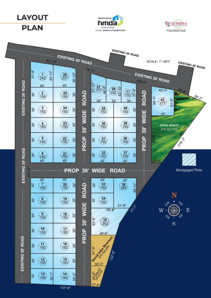  Commercial Land 150 Sq. Yards for Sale in Abdullahpurmet, Hyderabad