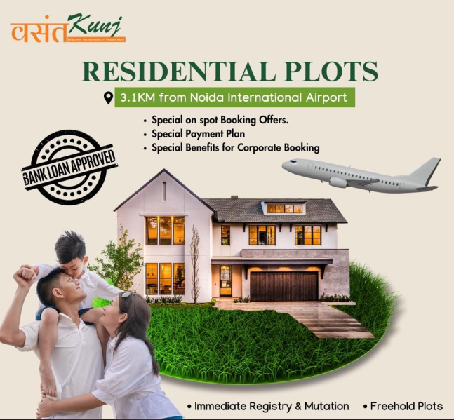  Residential Plot 100 Sq. Yards for Sale in Jewar, Gautam Buddha Nagar