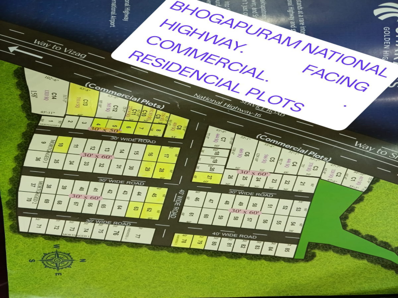  200 Sq. Yards Commercial Land for Sale in Bhogapuram, Visakhapatnam