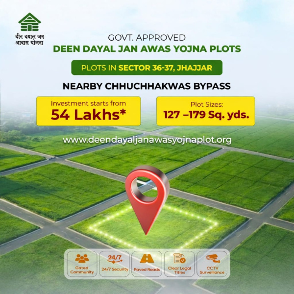 179 Sq. Yards Residential Plot for Sale in Sector 37, Jhajjar