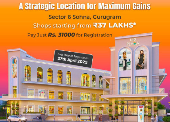  322 Sq.ft. Commercial Shop for Sale in Sohna Road, Gurgaon