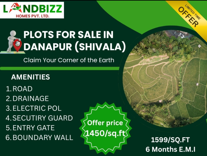  Residential Plot 800 Sq.ft. for Sale in Danapur, Patna