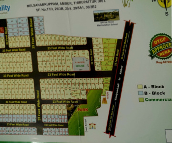  Residential Plot for Sale in Ambur, Vellore