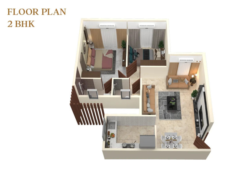2 BHK Apartment 781 Sq.ft. for Sale in Jogeshwari East, Mumbai