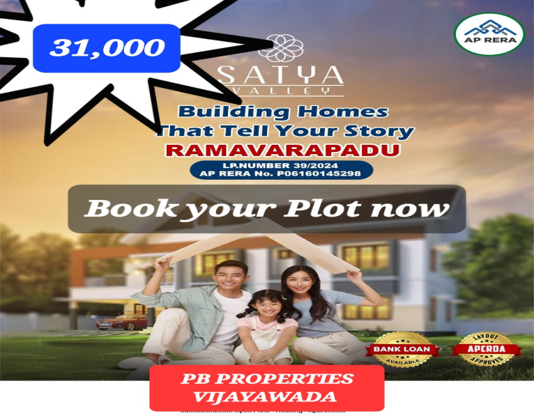  Residential Plot 200 Sq. Yards for Sale in Sri Ramachandra Nagar, Vijayawada