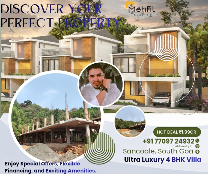 4 BHK 237 Sq. Meter House for Sale in Sancoale, Goa