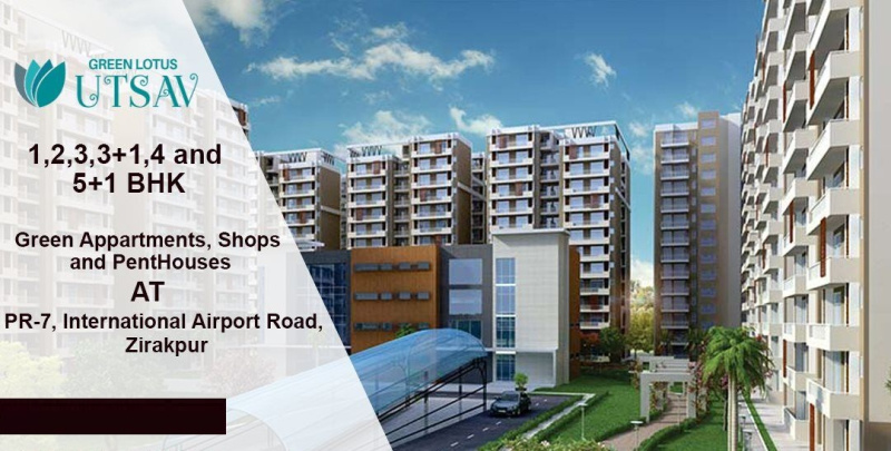 3 BHK Apartment 1917 Sq.ft. for Sale in Airport Road, Zirakpur