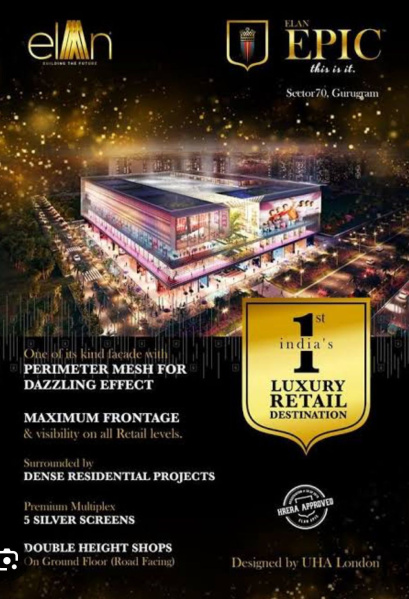  Commercial Shop 300 Sq.ft. for Sale in Sohna Road, Gurgaon