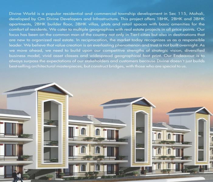 2 BHK Apartment 100 Sq. Yards for Sale in Sector 115 Mohali