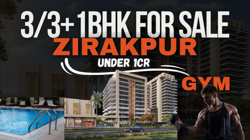 3 BHK Apartment 1800 Sq.ft. for Sale in Patiala Road, Zirakpur