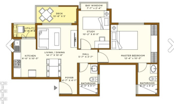 2 BHK Flat for Sale in Thanisandra, Bangalore