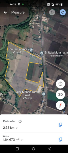  Agricultural Land 100 Bigha for Sale in Ujjain Road, Indore