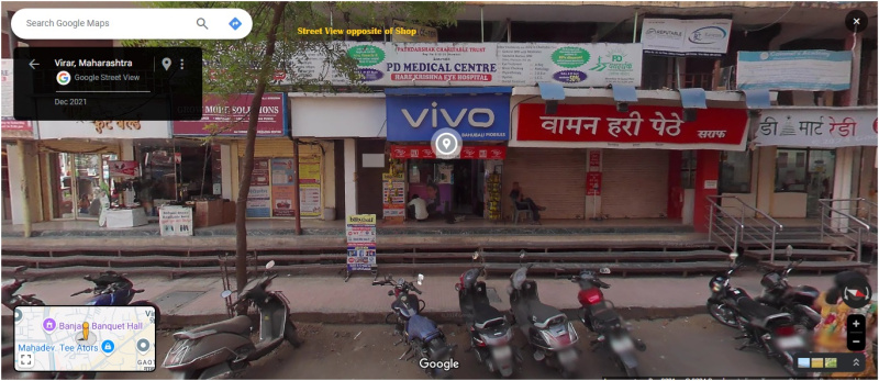  Commercial Shop 295 Sq.ft. for Rent in Virar West, Mumbai