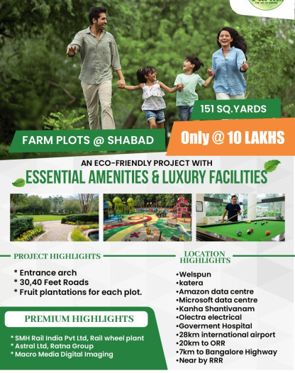  Residential Plot 1530 Sq.ft. for Sale in Shabad, Rangareddy