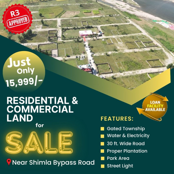  Residential Plot 100 Sq. Yards for Sale in Shimla Bypass, Dehradun