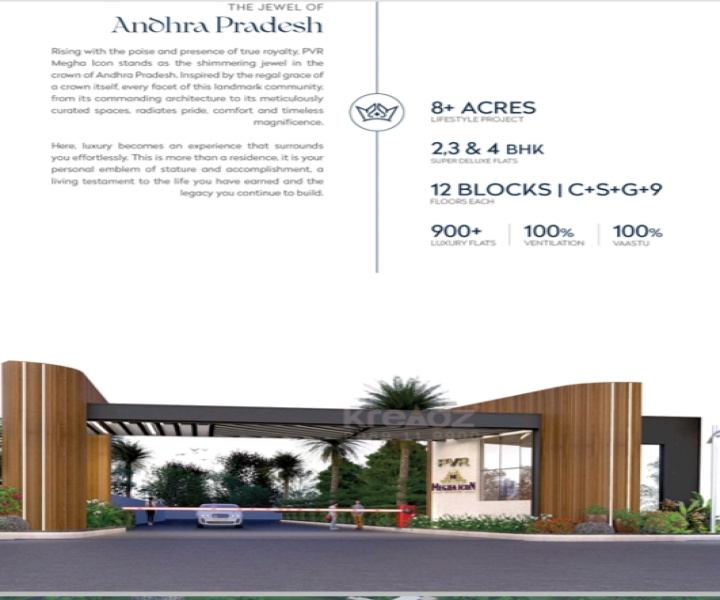 3 BHK 1672 Sq.ft. Apartment for Sale in Kunchanapalli, Guntur