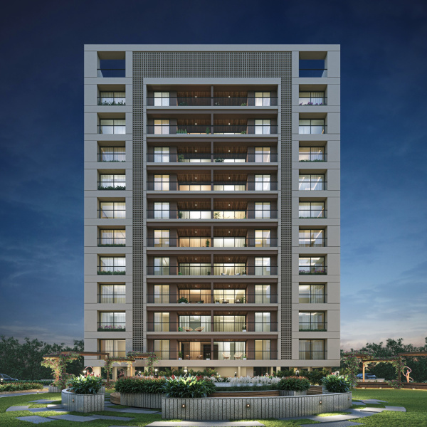 3 BHK Apartment 2525 Sq.ft. for Sale in Vesu, Surat