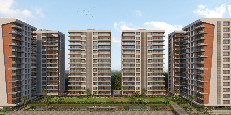 4 BHK Apartment 2962 Sq.ft. for Sale in Vesu, Surat