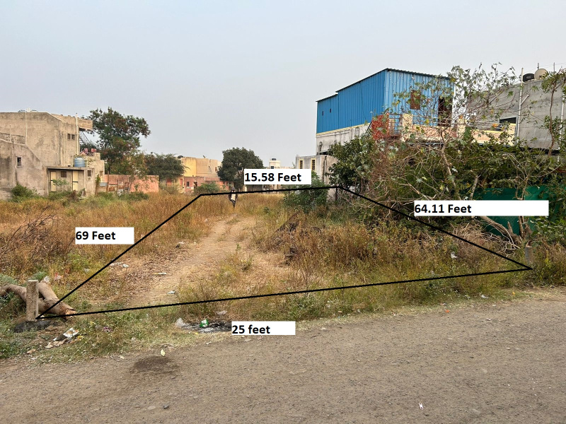  Residential Plot 1090 Sq.ft. for Sale in Bhushan Nagar, Ahmednagar