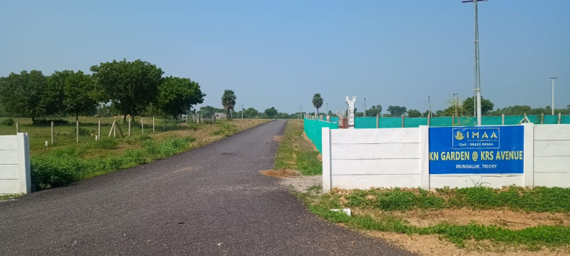  Residential Plot 1200 Sq.ft. for Sale in Irungalur, Tiruchirappalli