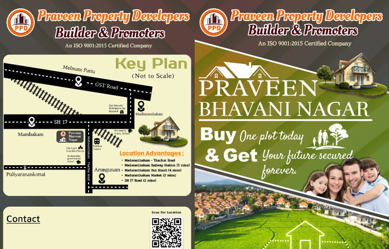  Residential Plot 903 Sq.ft. for Sale in Madhurandagam, Chennai