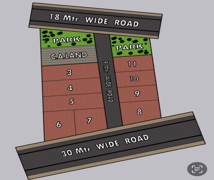  Residential Plot 4376 Sq.ft. for Sale in Unkal, Hubli