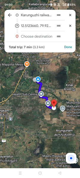  13068 Sq.ft. Residential Plot for Sale in Maduranthakam, Chengalpattu