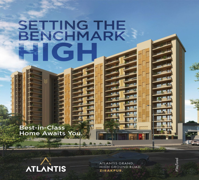 3 BHK 1995 Sq.ft. Apartment for Sale in Highland Marg, Zirakpur