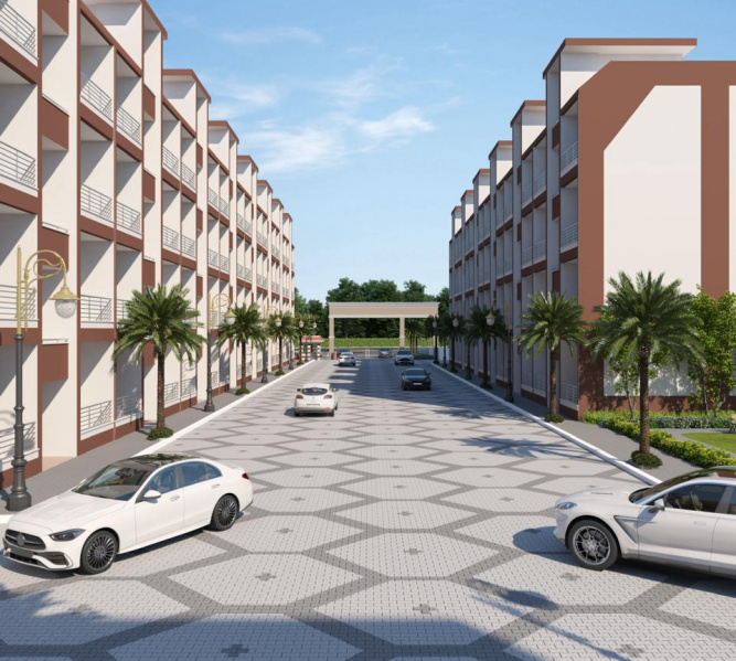 2 BHK Apartment 735 Sq.ft. for Sale in Alwar Bypass Road, Bhiwadi