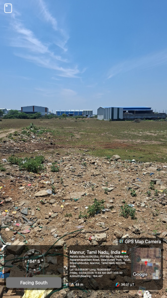  18000 Sq.ft. Industrial Land for Sale in Sriperumbudur, Chennai