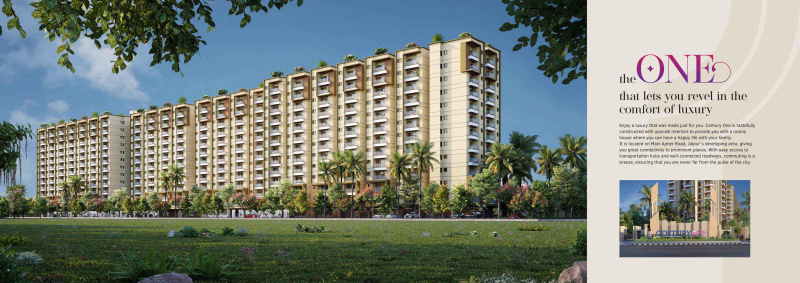 2 BHK 735 Sq.ft. Apartment for Sale in Ajmer Road, Jaipur