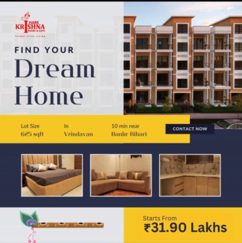 1 BHK Flat for Sale in Vrindavan, Mathura