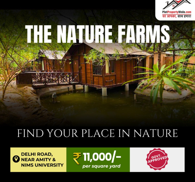 1 BHK Farm House 1100 Sq. Yards for Sale in Delhi Road, Jaipur